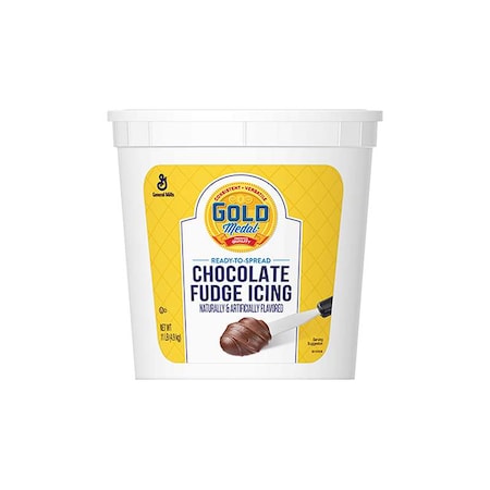 GOLD MEDAL Gold Medal Ready-To-Spread Chocolate Fudge Icing 11lbs Tub, PK2 16000-11215